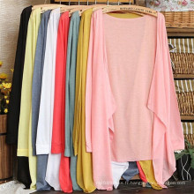 Candy Color Air Conditioning Cardigan Thin Women&#39;s Tops